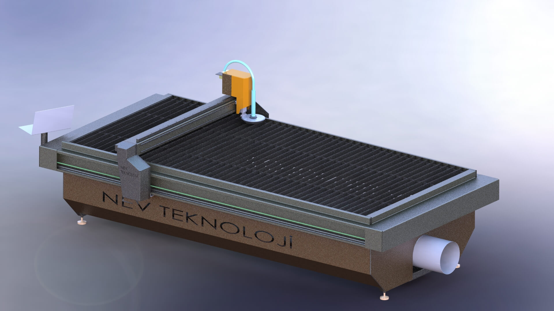 nev teknoloji cnc plazma kesim makinası